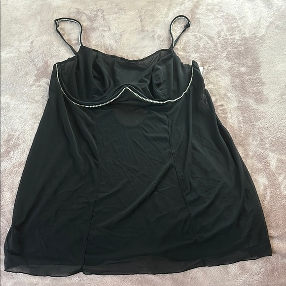 Auden Other - Auden Black Sheer Nightgown
